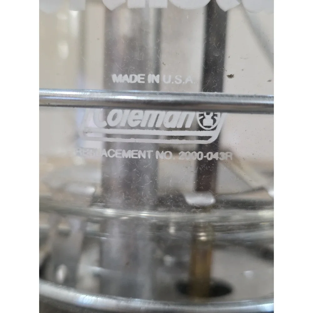 Coleman North Star 2500 Propane Lantern Green with Stand Vintage Year 2000
